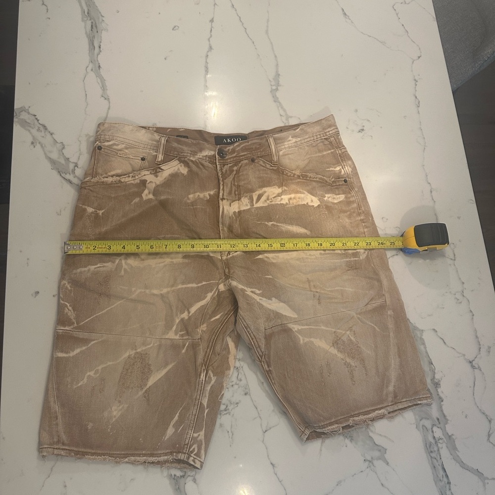 Akoo Men's Tan Jean Shorts 40W -0005000
